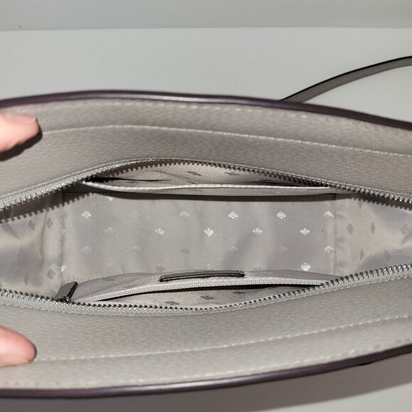 Kate Spade Jeanne Medium Leather Satchel Soft Taupe NWOT - Picture 8 of 13